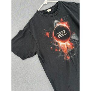 Vtg Bay Island Muse Band Tee Neutron Star Collision Mens XL T-Shirt Y2K